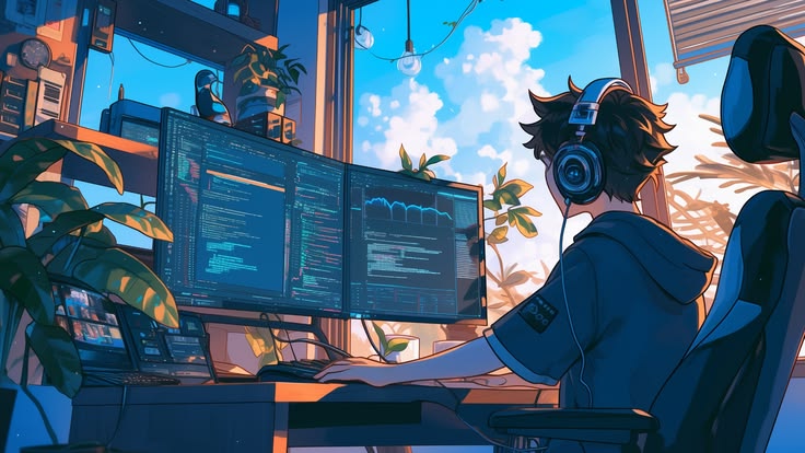 A refined web development workspace with code on a screen